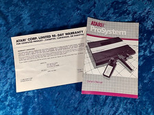Cartão manual e garantia do proprietário Atari 7800 Prosystem (1984) comprar usado  Enviando para Brazil