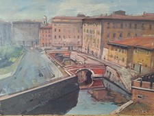 Dipinto olio tela usato  Livorno