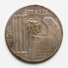 Moneta lire 1943 usato  Siena