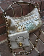 Coach poppy metallic for sale  Warrior