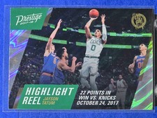 Jayson Tatum 2017-18 Panini Prestige Highlight Reel Rookie (RC) RARO SP! comprar usado Jayson Tatum 2017-18 Panini Prestige Highlight Reel Rookie (RC) RARO SP! comprar usado  Enviando para Brazil