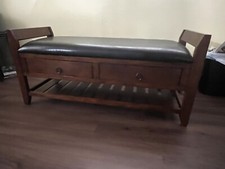 Entryway padded bench for sale  Canon City