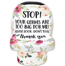 Assento de carro bebê dossel enfermagem/capa de carrinho parar seus germes são muito grandes florais comprar usado Assento de carro bebê dossel enfermagem/capa de carrinho parar seus germes são muito grandes florais comprar usado  Enviando para Brazil