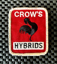 CROW'S HYBRIDS BORDADO COSTURAR EM PATCH SEMENTES DE FAZENDA MILHO SOJA 2 1/4" x 2 3/4" comprar usado  Enviando para Brazil