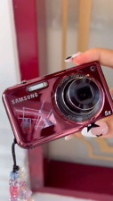 Câmera Samsung PL120 14MP Dual LCD 5x Zoom Óptico Tela Dupla - Vermelha comprar usado  Enviando para Brazil