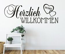 Wandtattoo herzlich willkommen gebraucht kaufen  Wilster