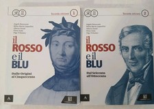 Rosso blu libri usato  Varese