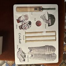 Cricket place mats for sale  STAFFORD
