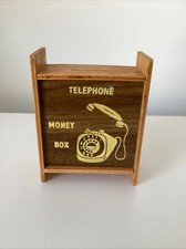 Vintage wooden telephone for sale  CLECKHEATON