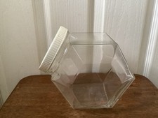 Vintage hexagonal glass for sale  KING'S LYNN