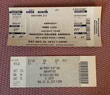 Wwe ticket stubs for sale  Richboro