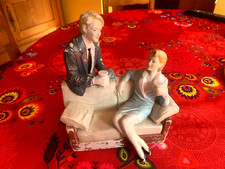 Statuette porcelaine couple d'occasion  France