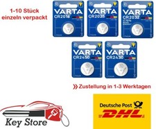 1 bis 10x Varta Knopfzellen CR2016 CR2025 CR2032 CR2430 CR2450 Einzelverpackt comprar usado  Enviando para Brazil