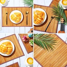 Bamboo rectangle placemats for sale  ST. HELENS