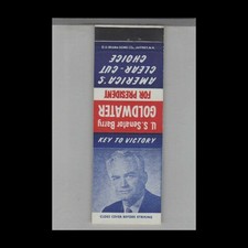 Matchbook cover political for sale  Raymond