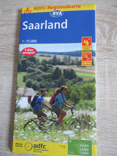 Fahrradkarte saarland 000 gebraucht kaufen  Neuenkirchen