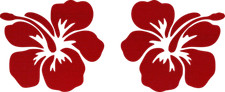 Hibiscus vinyl decal for sale  Gresham