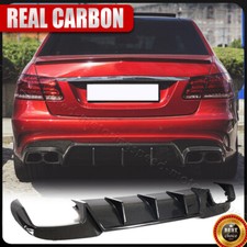 Difusor labial traseiro carbono real para Benz W212 E250 E350 E63 Sedan 2013-2015 comprar usado  Enviando para Brazil