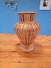 Vintage wicker vase for sale  Mechanicsburg