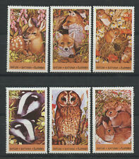Veado coelho coruja texugo raposa mnh conjunto de 6 selos animais da floresta comprar usado  Enviando para Brazil