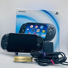 Usado, PlayStation PS Vita modelo Wi-Fi preto cristal PCH-1000 ZA01 com caixa usada comprar usado  Enviando para Brazil