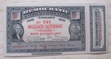 1932 democratic national for sale  Springfield