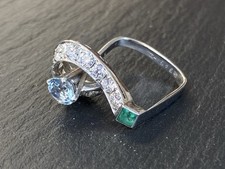 Extravaganter ring weissgold gebraucht kaufen  Schliersee