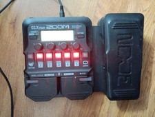 Processador Zoom G1X quatro efeitos de guitarra + pedal de expressão + adaptador de energia 9v, usado comprar usado  Enviando para Brazil