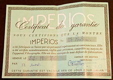 Imperios certificato per usato  Santena