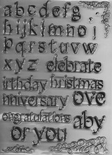 Alphabet stamp set. for sale  IPSWICH