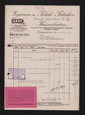 Kaiserslautern rechnung 1940 gebraucht kaufen  Leipzig