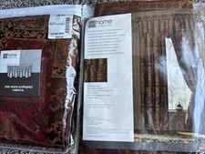 Par Deadstock JCPenney Nicole Patchwork Chenille Brocado Valances Whimsigoth comprar usado  Enviando para Brazil
