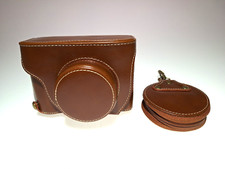Leather camera case usato  Osimo
