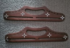 Pair vintage wooden for sale  LONDON