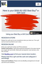 500 best buy for sale  Mica