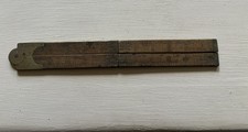 vintage wooden folding rulers for sale  LEOMINSTER