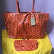 Goyard horizontal square orange-red canvas women's bag comprar usado  Enviando para Brazil