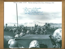  Foto autografada 8x10 do tenente-general Lawrence Snowden Iwo Jima USMC CDR comprar usado  Enviando para Brazil