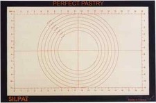 Tapete de estação de trabalho Silpat Perfect Pastry silicone antiaderente, 15-1/8" x 23" *OB* comprar usado  Enviando para Brazil