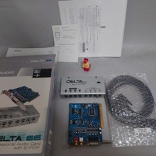 Placa PCI M-AUDIO Delta 66 interface de áudio 6 em 6 saídas + caixa Breakout usada no Japão comprar usado  Enviando para Brazil