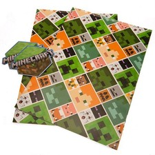 Minecraft gift wrap for sale  UK