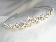 Handmade wedding tiara for sale  ST. IVES