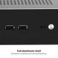 Chassi G60S HTPC alumínio completo fonte de alimentação DCATX estojo MiniITX para desktop comprar usado Chassi G60S HTPC alumínio completo fonte de alimentação DCATX estojo MiniITX para desktop comprar usado  Enviando para Brazil