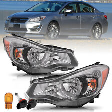 Usado, Conjunto de faróis cromados Subaru Impreza XV Crosstrek 2012 2013 2014 2015 comprar usado  Enviando para Brazil