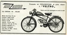 PUBBLICITA' 1952 MINI MOTOR VELTRO 49 CC. MOTO CICLOMOTORE DUE TEMPI DUE MARCE  comprar usado  Enviando para Brazil