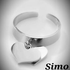 Anello donna acciaio usato  Italia