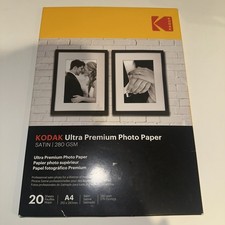 Papel fotográfico Kodak A4 cetim ultra premium 280gsm brilhante 20 folhas comprar usado  Enviando para Brazil