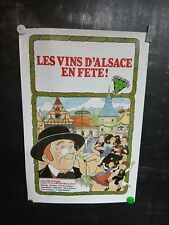 Affiche vins alsace d'occasion Affiche vins alsace d'occasion  Montauban