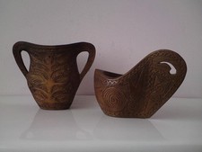 Two carved wooden for sale Two carved wooden for sale  HASTINGS