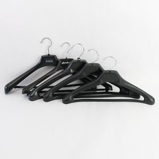 Lote de 5 cabides de terno de plástico preto para armazenamento e organização de armários comprar usado  Enviando para Brazil
